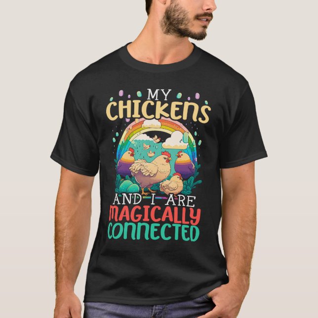 Chicken Farmer Chicken Whisper Farm Animal Poultry T-Shirt (Front)