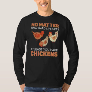 Chicken Farmer Chicken Whisper Farm Animal Poultry T-Shirt