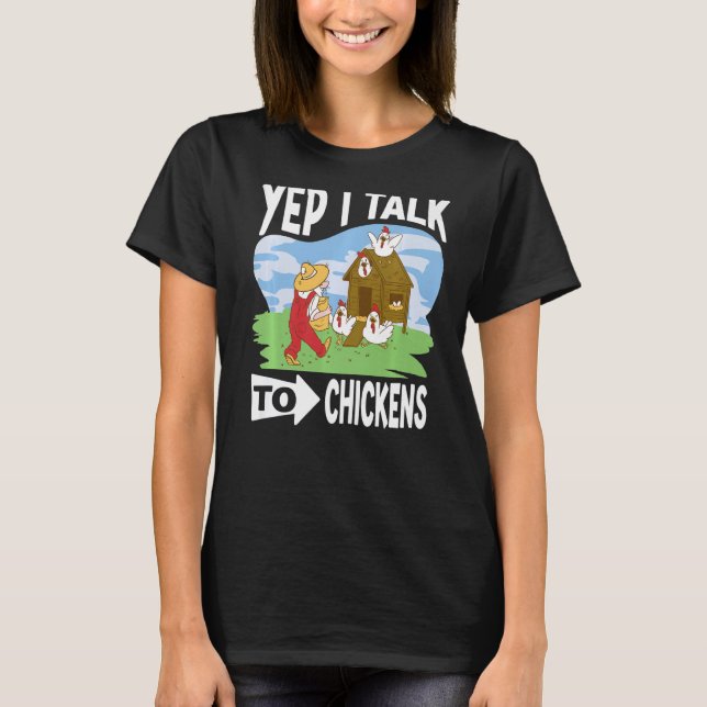 Chicken Farmer Clothing For Chicken Coop Food Brot T-Shirt (Front)