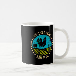 Chicken Farmer Farm Rooster For Dad Father Grandpa Coffee Mug