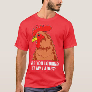 Chicken Farmer Funny Backyard Chicken Ladies T-Shirt