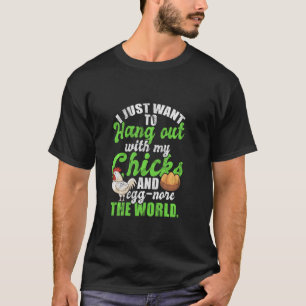 Chicken Farmer Grower Backyard Flock Egg Hen T-Shirt