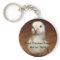 Chicken Farmer Keychain with Baby Chick