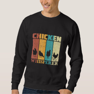 Chicken Farmer Rooster Woman Girl Agriculture Chic Sweatshirt
