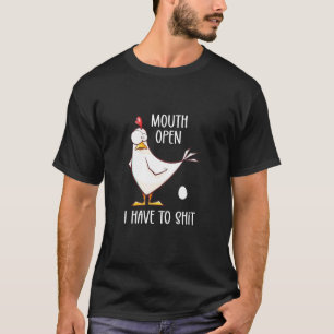 Chicken Farmer Woman Agriculture Rooster Girl Chic T-Shirt