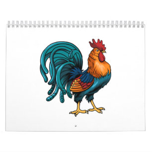 Chicken Farming Farmer Calendar