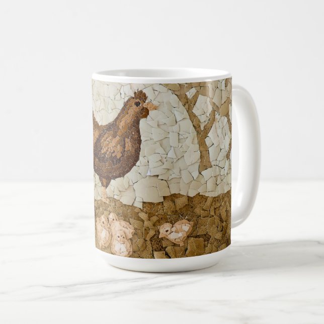 Chicken Farmyard Mug (Front Right)