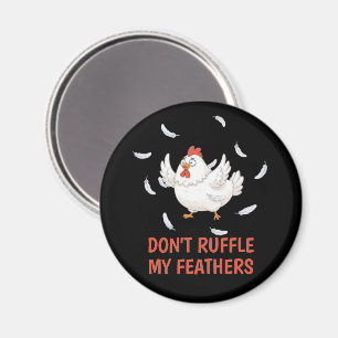 Chicken Feathers Magnet