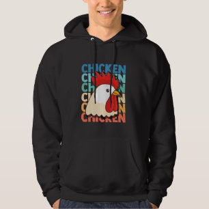 Chicken Flock Egg Hen Farmer Grower Backyard Hoodie