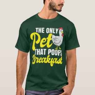 Chicken Flock Egg Hen Farmer Grower Backyard T-Shi T-Shirt