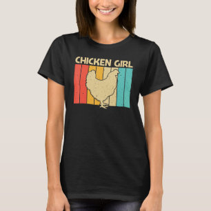 Chicken For Girls Mum Chicken Farmer Poultry T-Shirt