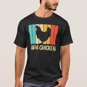 Chicken For Men Dad Farmer Chicken Farm Hen T-Shirt