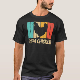 Chicken For Men Dad Farmer Chicken Farm Hen T-Shirt