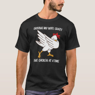 Chicken For Men Dad Poultry Rooster Egg 1 T-Shirt