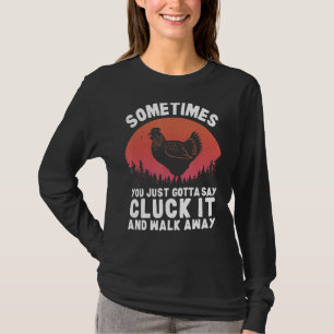 Chicken For Men Women Chicken Hen Farmer T-Shirt