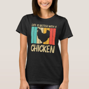 Chicken For Men Women Farmer Chicken Farm Hen T-Shirt