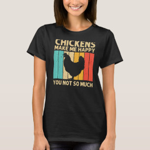 Chicken For Men Women Farmer Chicken Farm Hen T-Shirt