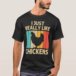 Chicken For Men Women Farmer Chicken Farm Hen T-Shirt