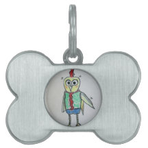 Chicken Framed Pet Tag