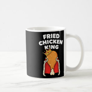 Chicken Fried Chicken King Drumstick Crown Coffee Mug