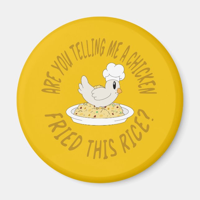 Chicken fried rice magnet (Front)
