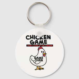 Chicken Game Don't Look At The Chicken _1 Key Ring