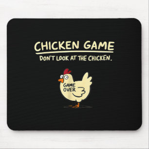 Chicken Game Don't Look At The Chicken Funny Chick Mouse Mat