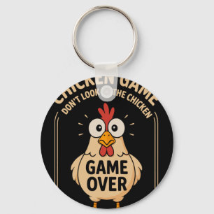 Chicken Game Don't Look At The Chicken Game Over F Key Ring