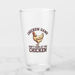 Chicken game don't look at the chicken glass