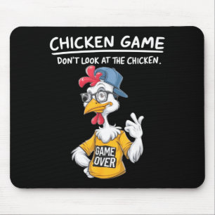 Chicken Game Humorous Family Tee - Uni-adults &amp Mouse Mat
