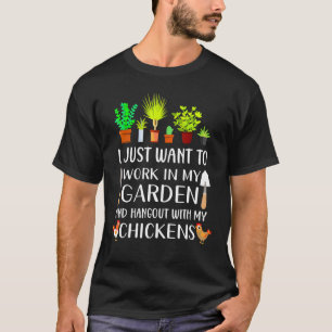 Chicken Gardening For Men Women Gardener T-Shirt