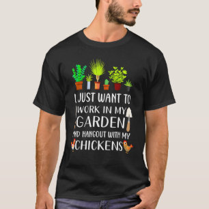 Chicken Gardening For Men Women Gardener T-Shirt
