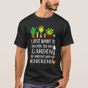 Chicken Gardening For Men Women Gardener T-Shirt