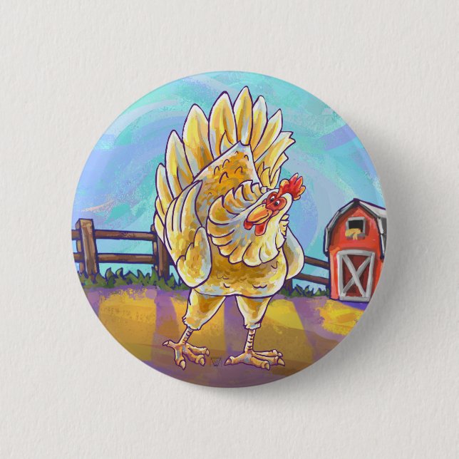 Chicken Gifts & Accessories 6 Cm Round Badge (Front)