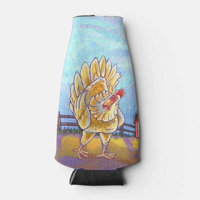 Chicken Gifts & Accessories Bottle Cooler (Front)