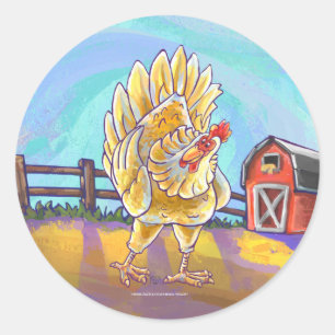Chicken Gifts & Accessories Classic Round Sticker