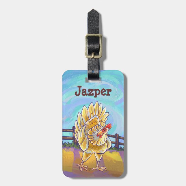 Chicken Gifts & Accessories Luggage Tag (Front Vertical)