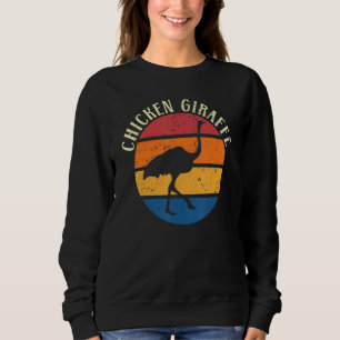 Chicken Giraffe Ostrich Animal  Flightless Bird Sweatshirt