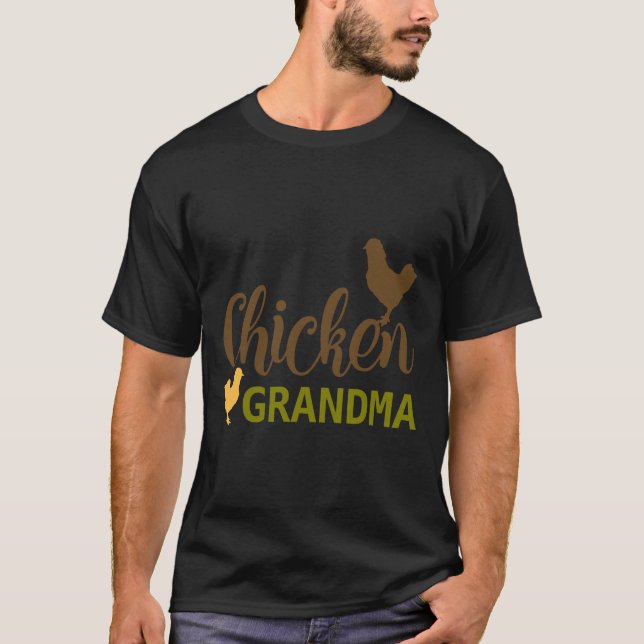 Chicken Grandma   T-Shirt (Front)