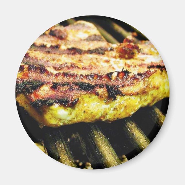 Chicken Grilling Magnet (Front)