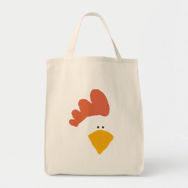 "Chicken" grocery tote (Front)