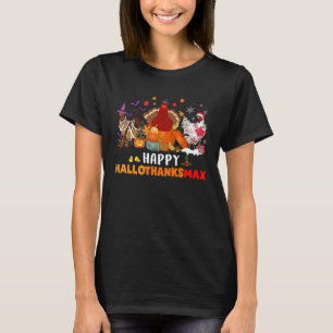 Chicken Halloween Happy HalloThanksMas Thanksgivin T-Shirt