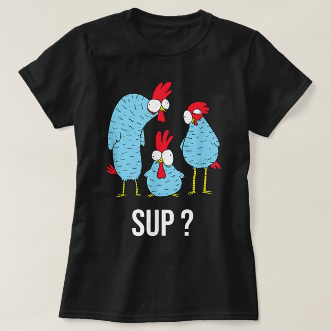 Chicken Heartbeat T-Shirt  (Design Front)