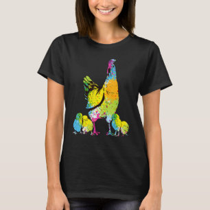 Chicken Hen Chicks Poultry Farmer Vintage Style Wa T-Shirt