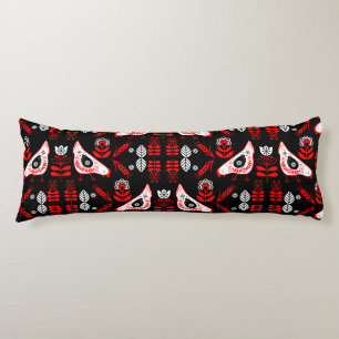 Chicken Hen Folk Art Body Cushion