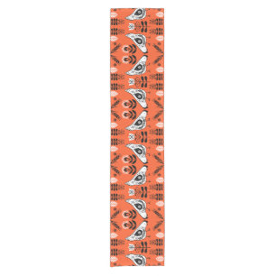 Chicken Hen Folk Art Short Table Runner