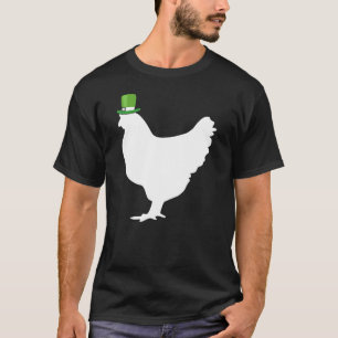 Chicken Hen Leprechaun Irish St Patrick Day T-Shirt