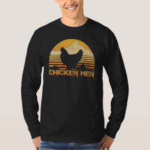 Chicken Hen Lover Vintage Retro T-Shirt