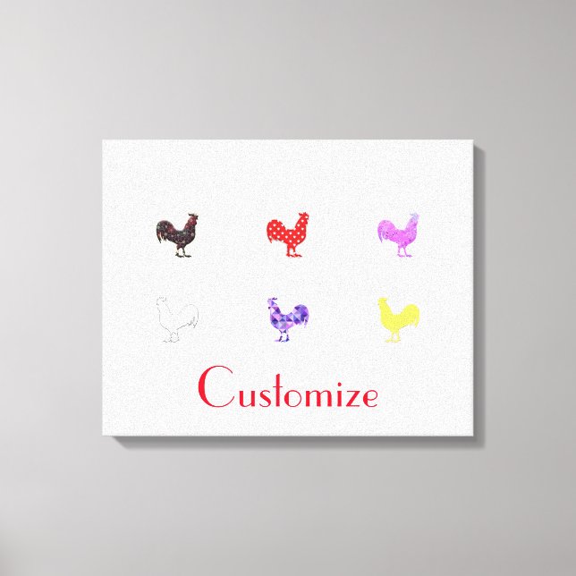 Chicken Hens Thunder_Cove   Canvas Print (Front)
