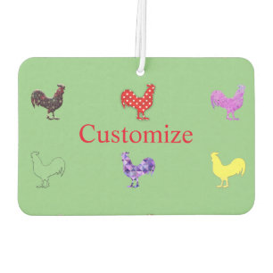 Chicken Hens  Thunder_Cove   Car Air Freshener